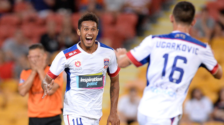 Mitch Cooper and Milos Trifunovic had Newcastle in front before an own goal saw Roar draw level after the break as both sides had to settle for a 2-2 draw at Suncorp.