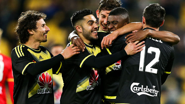 Roly Bonevacia netted twice in Wellington's 4-2 win over Adelaide United.