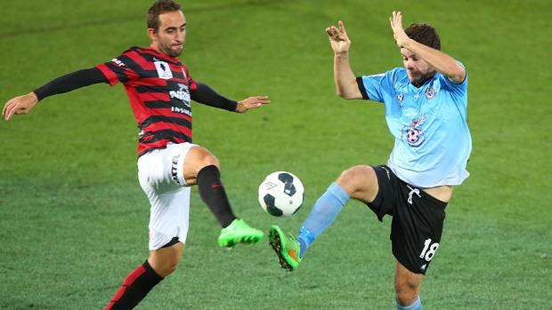 Alberto Aguilar will return for the Wanderers against Sydney FC.