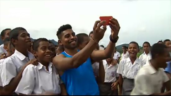 TV3 | Fiji’s Phoenix star Roy Krishna visits hometown