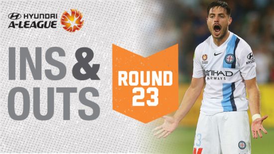 Hyundai A-League Round 23 – Ins and Outs