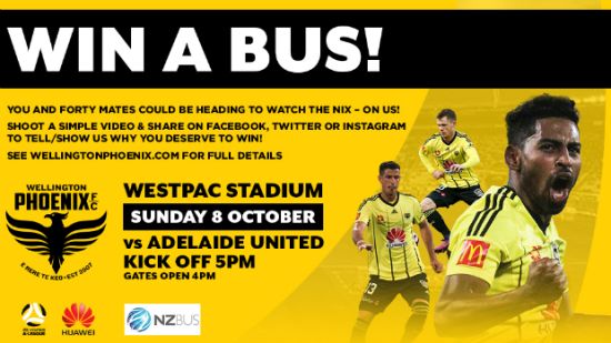 Competition: win a bus for your school or teammates on October 8!
