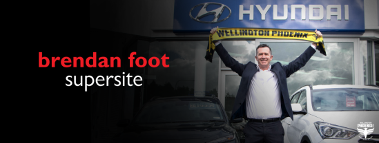 Wellington Phoenix Extend Partnership With Brendan Foot Supersite