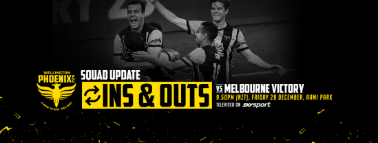 Wellington Phoenix Ins and Outs – Round 10