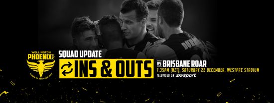 Wellington Phoenix Ins and Outs – Round 9
