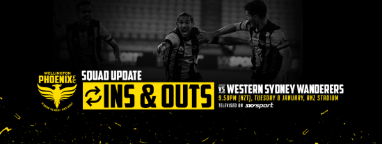 Wellington Phoenix Ins & Outs – Round 12