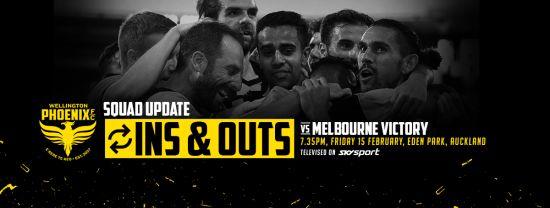 Wellington Phoenix Ins and Outs – Round 19