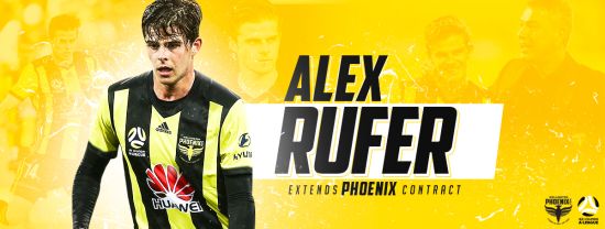 Alex Rufer Commits For Another Year At Wellington Phoenix
