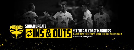 Wellington Phoenix Ins and Outs – Round 21