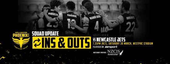 Wellington Phoenix Ins and Outs – Round 23