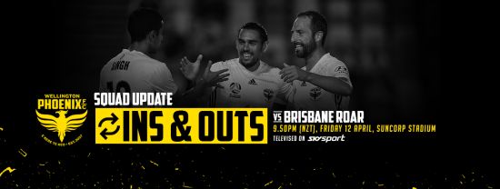 Wellington Phoenix Ins and Outs – Round 25