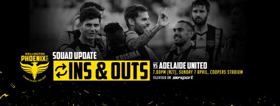 Wellington Phoenix Ins and Outs – Round 24
