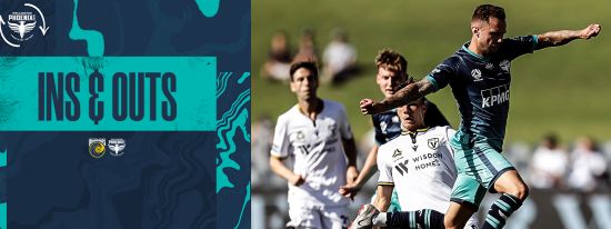 Ins & Outs Vs Central Coast Mariners | Sun 31 January