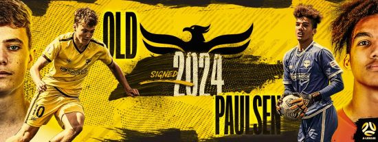 Wellington Phoenix Sign Academy Players Ben Old and Alex Paulsen
