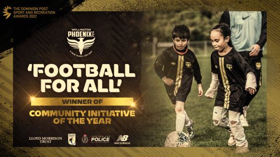 Football For All declared Wellington sport’s best community initiative