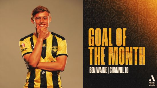 Ben Waine wins Channel 10 Goal of the Month